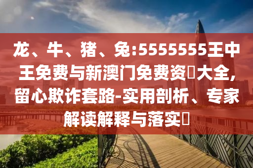 龍、牛、豬、兔:5555555王中王免費與新澳門免費資枓大全,留心欺詐套路-實用剖析、專家解讀解釋與落實?
